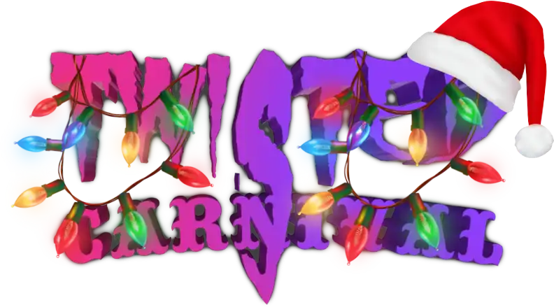 twisted carnival christmas logo